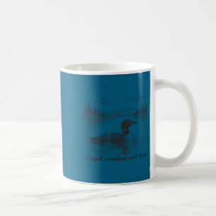 Mug Fou oiseau loup canadien drôle fou animal fous