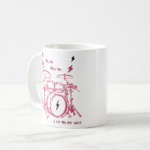 Mug Foudre rythmique : En route Drum Art Tri-Blend S (Devant gauche)