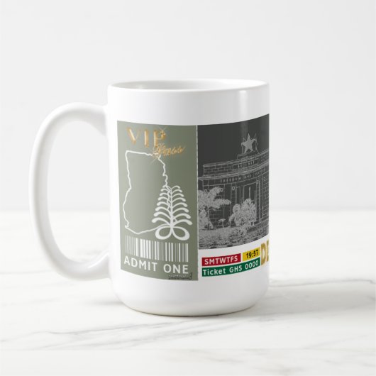 Mug Fougère Adinkra du Ghana (Gauche)