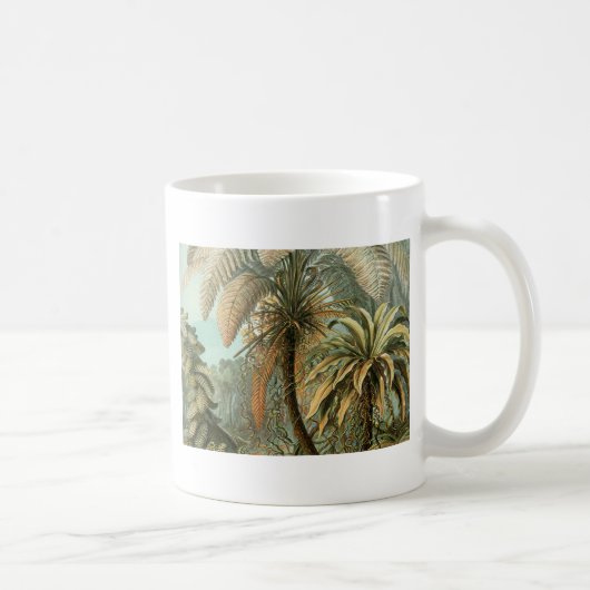 Mug Fougères Palmier Antique Botanique Fougères Art (Droite)