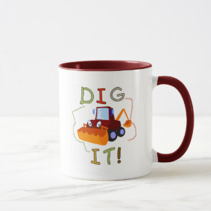 Mug Fouille de véhicule de construction il T-shirts et