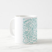 Mug Foule de Kawaii (Devant gauche)