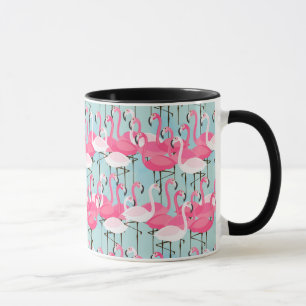 Mug Foule rose et blanche des Flamants roses