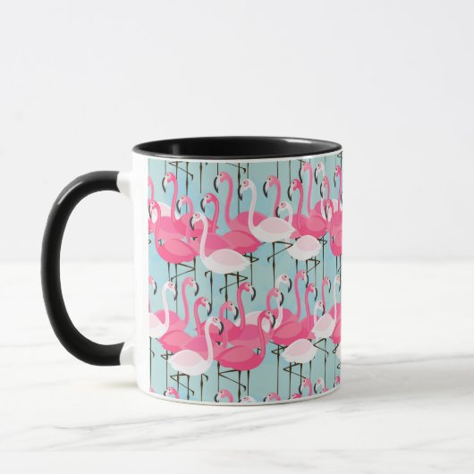 Mug Foule rose et blanche des Flamants roses (Gauche)