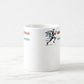 Mug Foulées Lisses Esprit Clair Un Coureur (Centre)