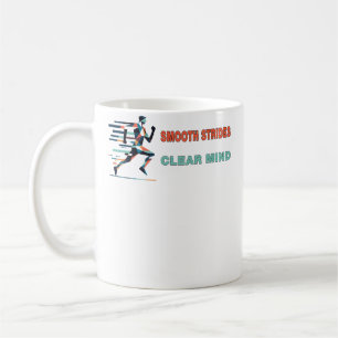 Mug Foulées Lisses Esprit Clair Un Coureur