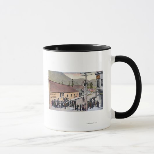 Mug Foules sur Broadway et McKinley Street (Droite)