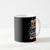 Mug Found New Friends Funny Science Quotes Planets (Devant droit)
