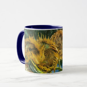 Mug Four Cut Sunflowers par Vincent van Gogh