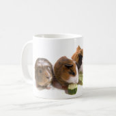 Mug four guinea pigs who eat, (Devant gauche)