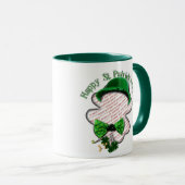 Mug Four Leaf Clover St Patrick's Day Photo (Devant droit)