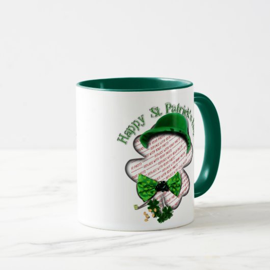 Mug Four Leaf Clover St Patrick's Day Photo (Devant droit)