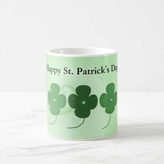 Mug Four Leaf Clovers St. Patrick's Day (Centre)