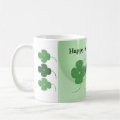Mug Four Leaf Clovers St. Patrick's Day (Gauche)