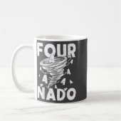 Mug Four Nado Fournado 4th Birthday 4 Years Old  (Gauche)