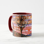 Mug Four Trees, art d'Egon Schiele, (Devant gauche)