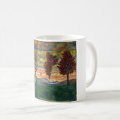 Mug Four Trees (Landscape Art) (par Egon Schiele) (Devant droit)