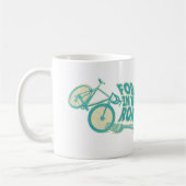 Mug Fourche dans la rue Funny vélo (Gauche)