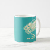 Mug Fourche dans l'accident de la route (Devant droit)