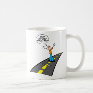 Mug Fourchette dans la route
