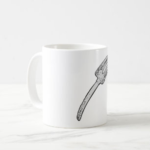 Mug Fourchette Rétro Vintage Rustique Couverts Rétro