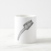 Mug Fourchette Rétro Vintage Rustique Couverts Rétro (Centre)