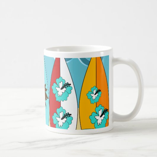 Mug Fourgons hippies surfants sans valeur de plage de (Droite)