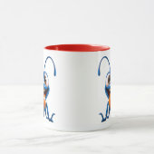 Mug Fourmi bleue amusante (Centre)