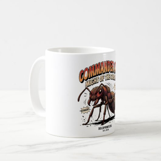 Mug Fourmi Commandant (Devant gauche)