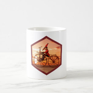 Mug Fourmilier Anthropomorphe Chevauchant un Vélo Anti