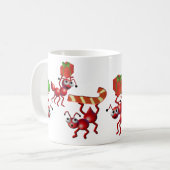 Mug fourmis de Noël (Devant gauche)