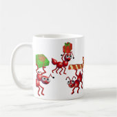 Mug fourmis de Noël (Gauche)