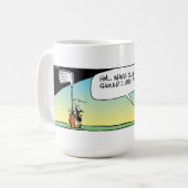 Mug Fourmis jouantes au golf de marais (Devant gauche)