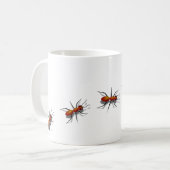 Mug Fourmis Rouges Rampant Sur Votre (Devant gauche)