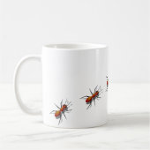 Mug Fourmis Rouges Rampant Sur Votre (Gauche)