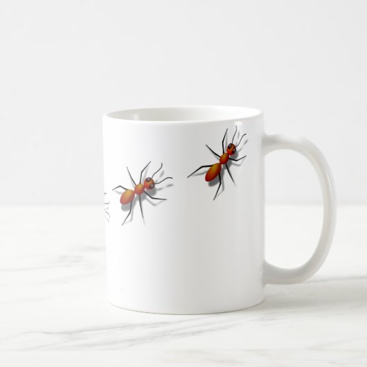 Mug Fourmis Rouges Rampant Sur Votre (Droite)