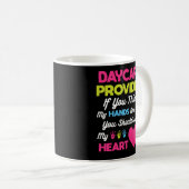 Mug Fournisseur de services de garde d'enfants (Devant droit)