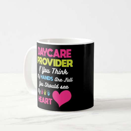 Mug Fournisseur de services de garde d'enfants (Devant gauche)