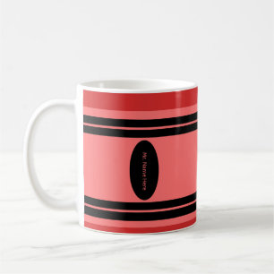 Mug Fournitures d'art au crayon rouge thème Cadeau pou