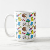 Mug Fournitures d'art, enseignant d'art, artiste (Gauche)