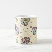 Mug Fournitures d'art pour enseignant violet motif  (Centre)