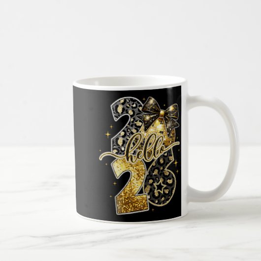 Mug Fournitures de fête du Nouvel An 2026 Bonne Année (Droite)