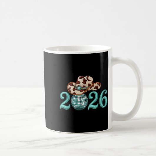 Mug Fournitures de fête du Nouvel An 2026 Western Nk C (Droite)