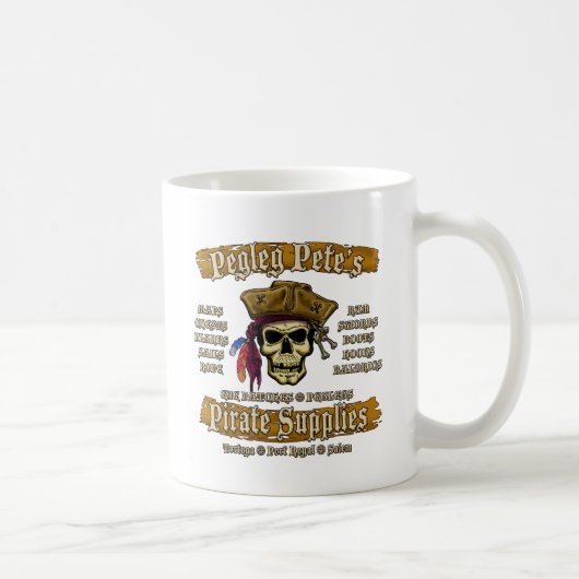 Mug Fournitures de pirates de Pegleg Pete (Droite)