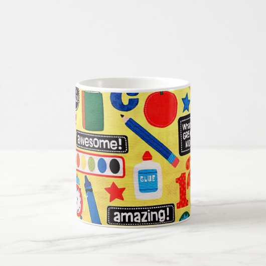 Mug Fournitures scolaires colorées Enseignant Coffee C (Centre)