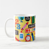 Mug Fournitures scolaires colorées Enseignant Coffee C (Gauche)