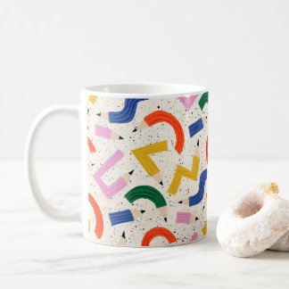 Mug Fournitures Scolaires Crayons Colorés Motif