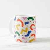 Mug Fournitures Scolaires Crayons Colorés Motif (Devant gauche)