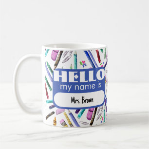 Mug Fournitures scolaires motif