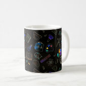 Mug Fournitures scolaires motifs, école (Devant droit)